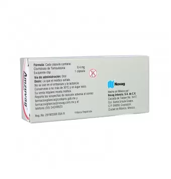 TAMSULOSINA .4 MG CON 20 TABLETAS DE LIBERACIÓN PROLONGADA (1)