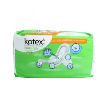 TOALLAS SANITARIAS KOTEX MANZANILLA ANATÓMICA CON 10 PIEZAS (1)
