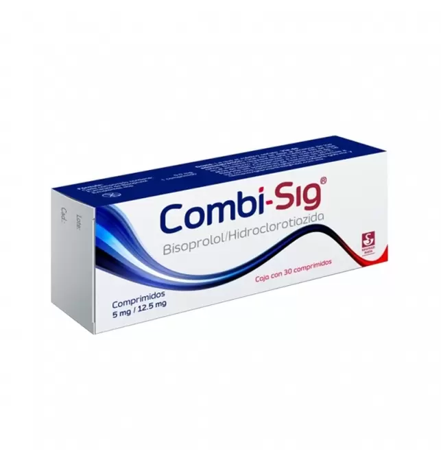 COMBI-SIG 5MG/12.5MG CAJA CON 30 COMPRIMIDOS