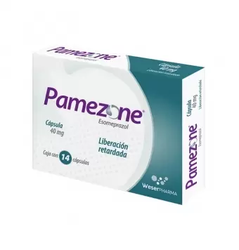 PAMEZONE 40 MG CAJA CON 14 CAPSULAS