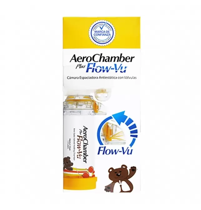 AEROCHAMBER PLUS FLOW-VU INFANTIL 1-5 AÑOS