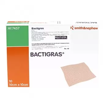 BACTIGRAS DE 10X10CM CAJA CON 10 APOSITOS