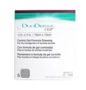 DUODERM APÓSITO CGF DE 10 CM X 10 CM CAJA CON 5 PIEZAS