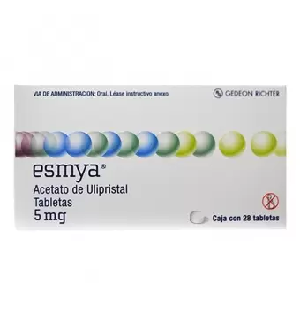 ESMYA 5MG CAJA CON 28 TABLETAS