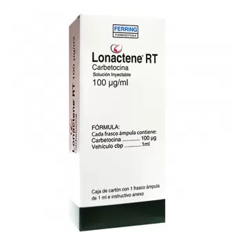 LONACTENE 100MCG/ML CAJA CON FRASCO AMPULA DE 1ML