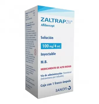 ZALTRAPZIV 100MG/4ML CAJA CON 1 FRASCO ÁMPULA
