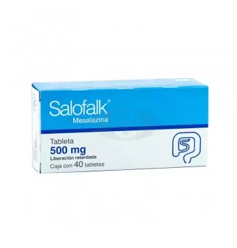 SALOFALK 500 MG CON 40 TABLETAS