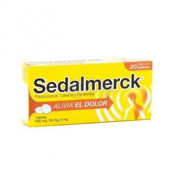 SEDALMERCK BLIST CON 20 TABLETAS
