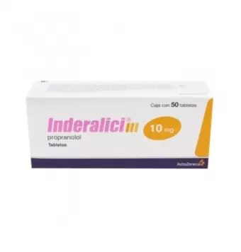 INDERALICI 10 MG CAJA CON 50 TABLETAS