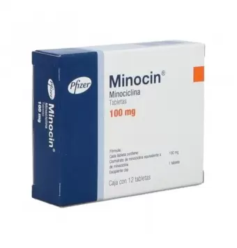 MINOCIN 100 MG CAJA CON 12 TABLETAS