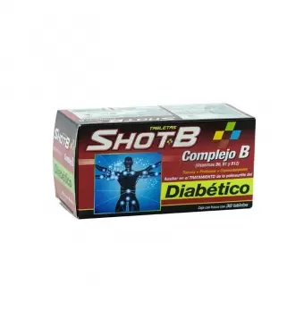 SHOT B DIABÉTICO CON 30 TABLETAS