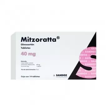 MITZORATTA 40 MG CAJA CON 14 TABLETAS