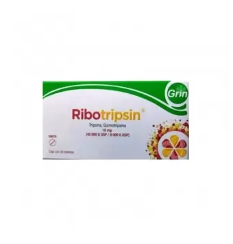 RIBOTRIPSIN 18 MG CAJA CON 30 TABLETAS