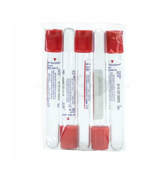 TUBO BD VACUTAINER ROJO 6.0 ML SUELTA