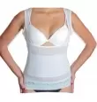 CAMISETA MODELADORA TALLA GRANDE COLOR BLANCO