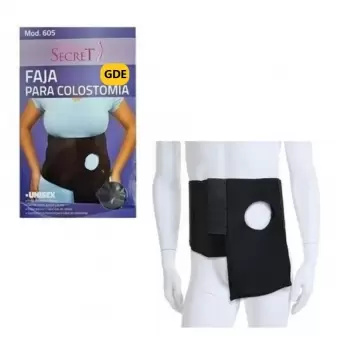 FAJA PARA COLOSTOMIA UNISEX TALLA GRANDE  BODY SECRET